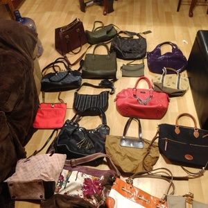 Desginer and non desginer purses